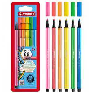 Stabilo Neon Colouring Pens