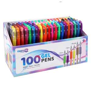 100 Crafty Gel Pens